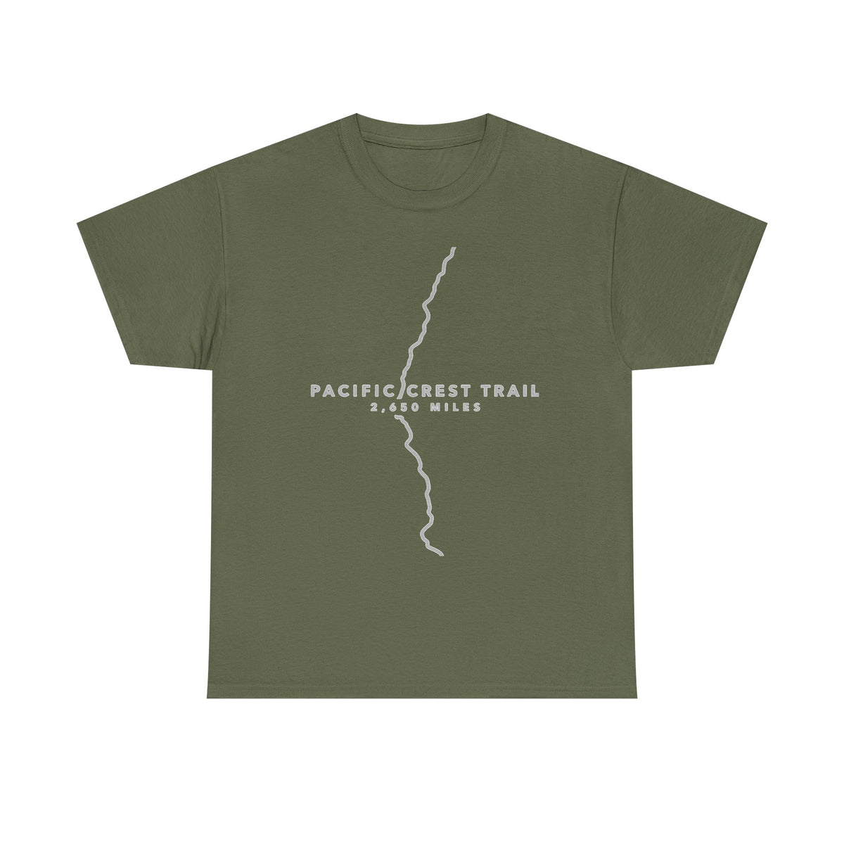 Pacific Crest Trail map T-Shirt | PCT 2,650 Miles Trail Tee