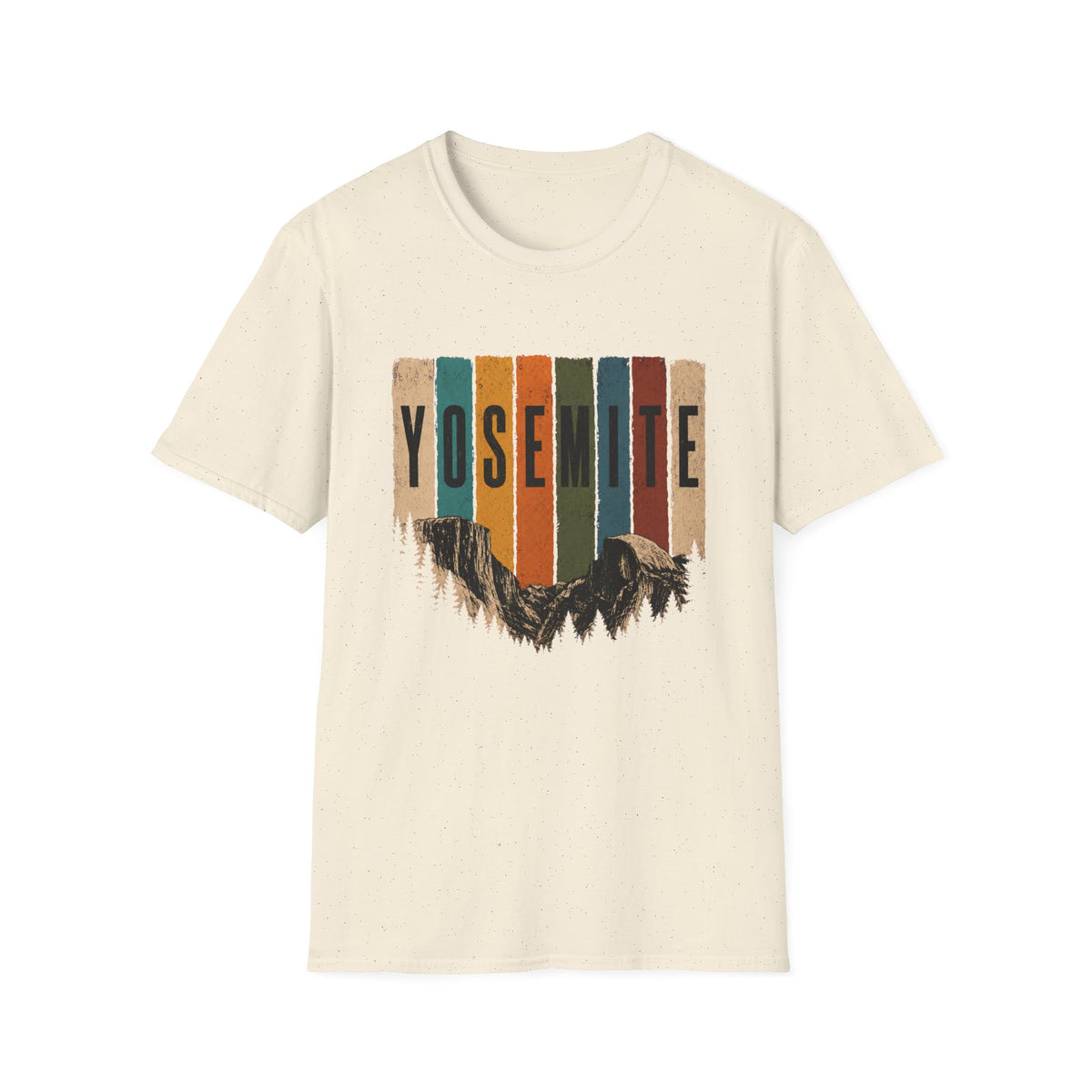 Yosemite Vintage Stripe Mountain T-Shirt | National Park Tee