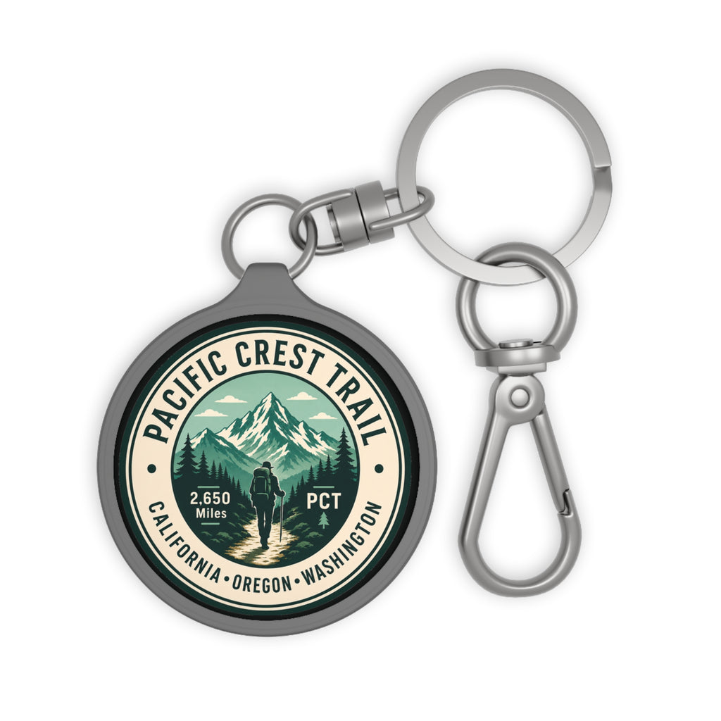 Pacific Crest Trail Keyring Tag — 2,650 Miles Hiker Keychain