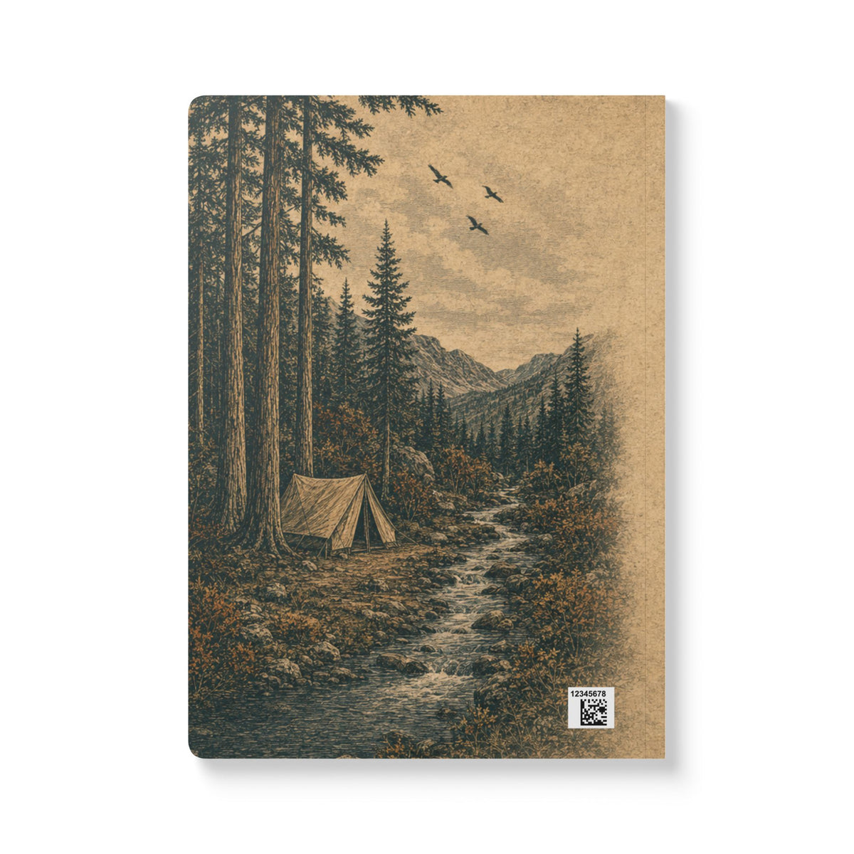 Trail Journal Softcover — Miles • Memories • Moments Camping Notebook