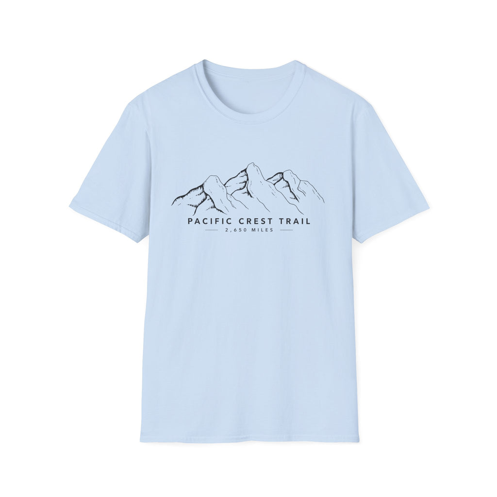 Pacific Crest Trail Mountain Tee — 'Pacific Crest Trail 2,650 Miles' Hiking T-Shirt