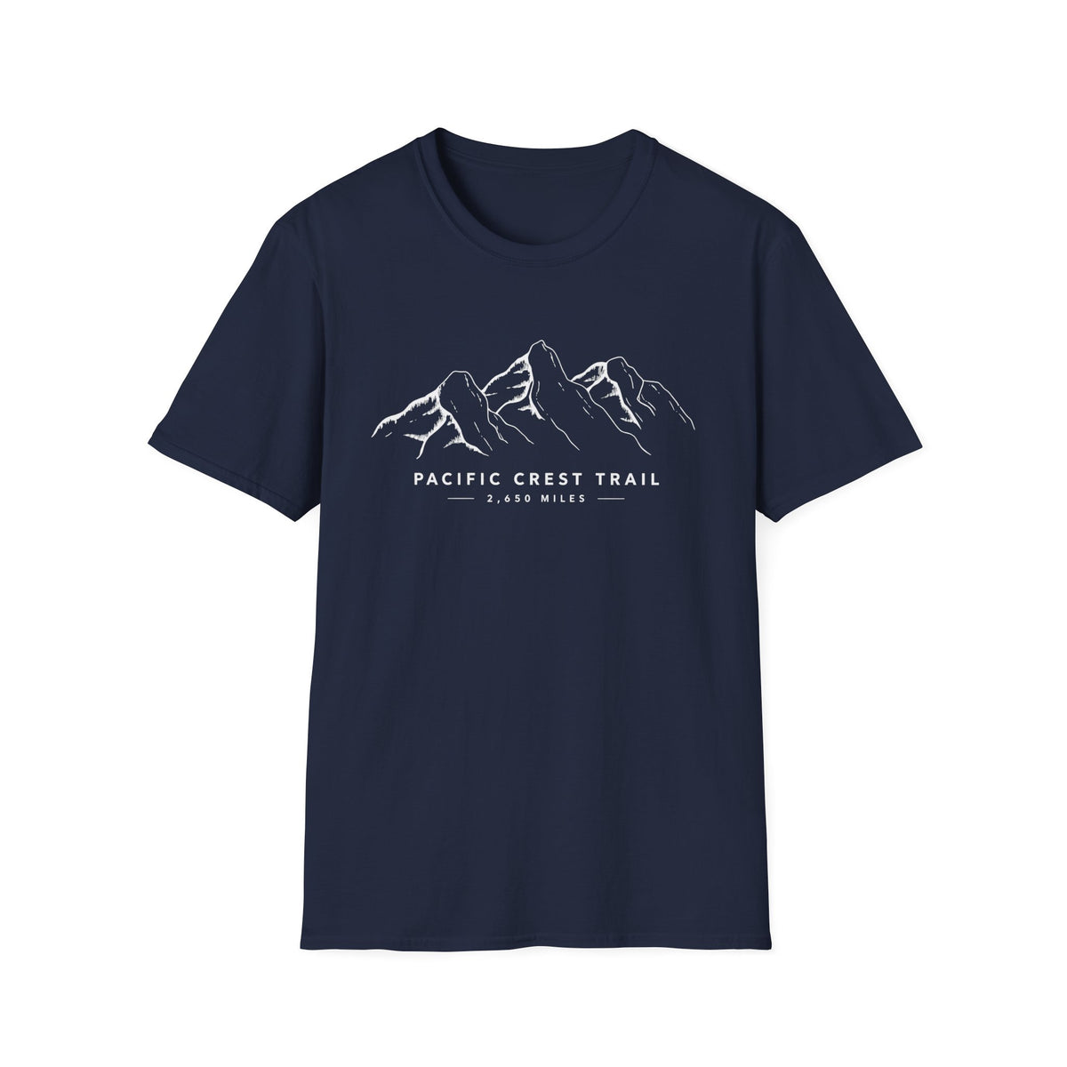 Pacific Crest Trail Mountain Tee — 'Pacific Crest Trail 2,650 Miles' Hiking T-Shirt