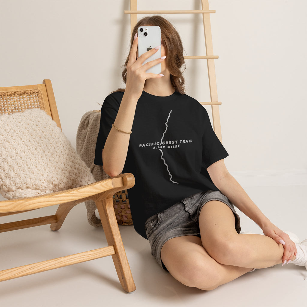 Pacific Crest Trail map T-Shirt | PCT 2,650 Miles Trail Tee