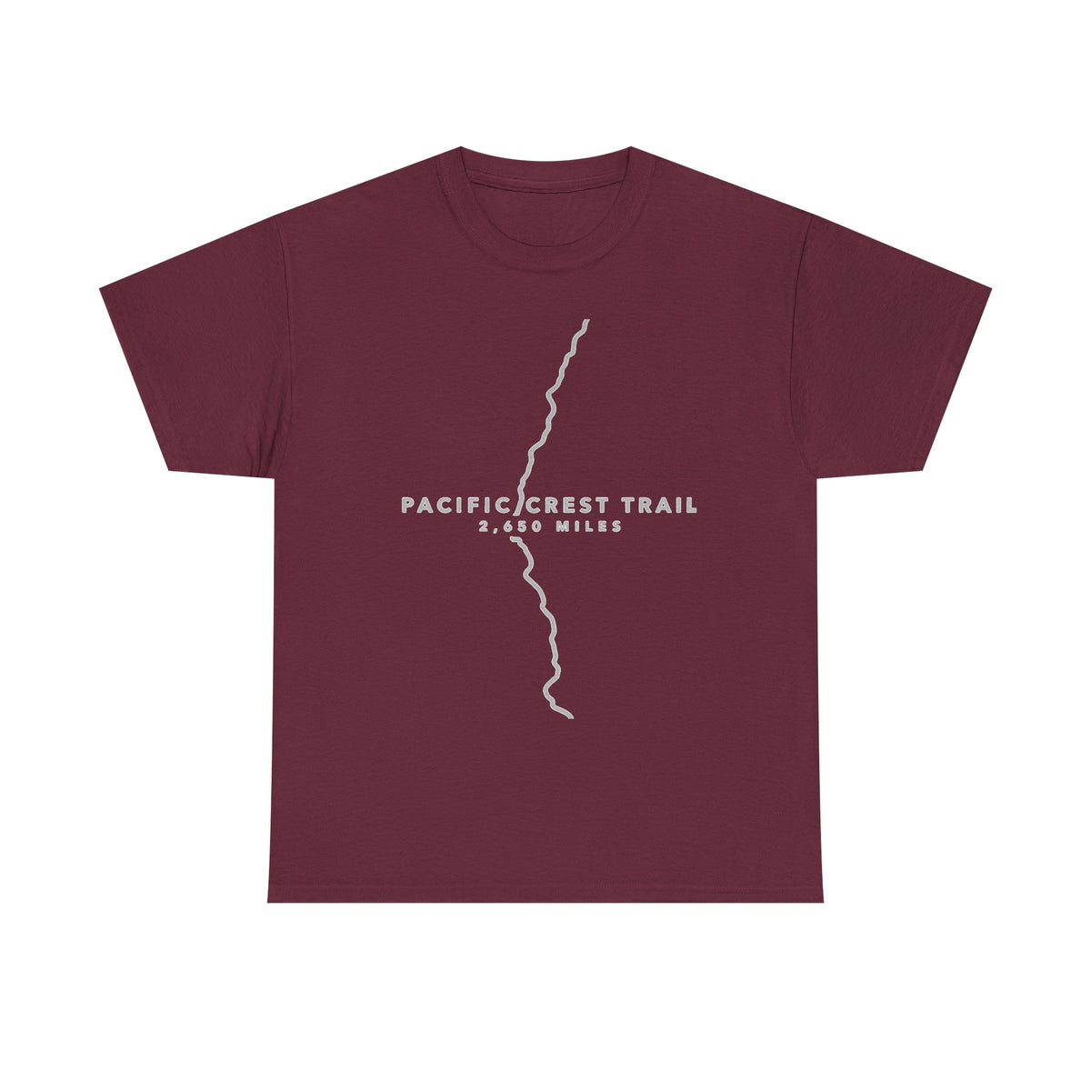Pacific Crest Trail map T-Shirt | PCT 2,650 Miles Trail Tee