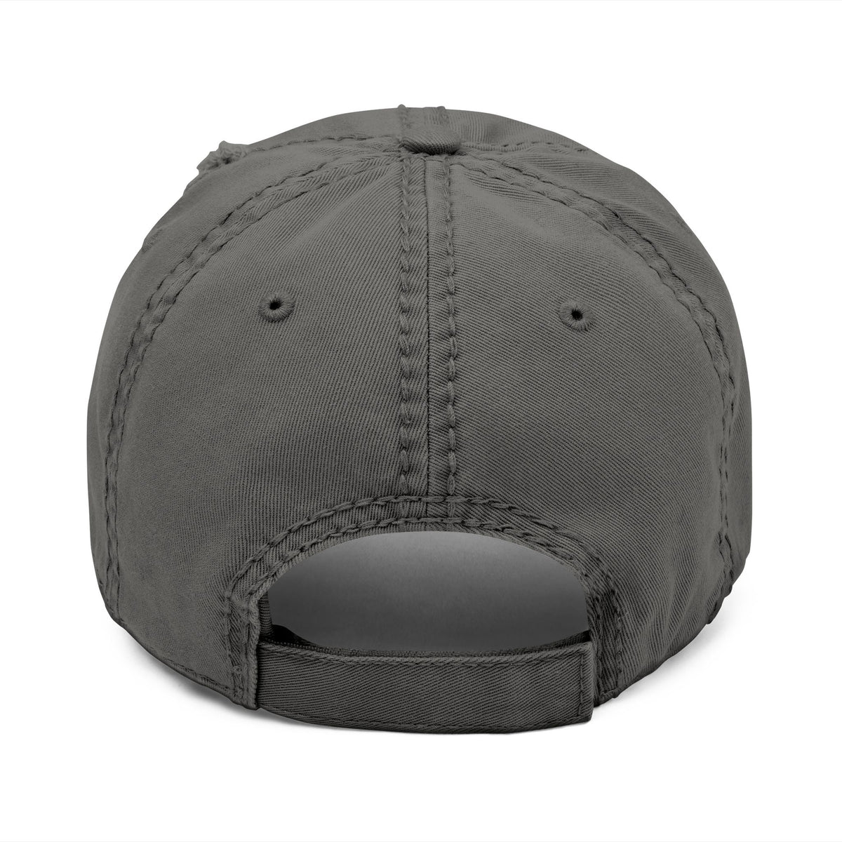 Distressed Embroidered Dad Hat – PCT Logo, Vintage Washed Baseball Cap