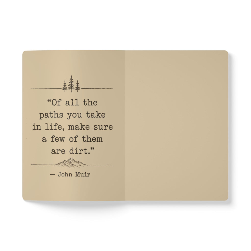 Trail Journal Softcover — Miles • Memories • Moments Camping Notebook
