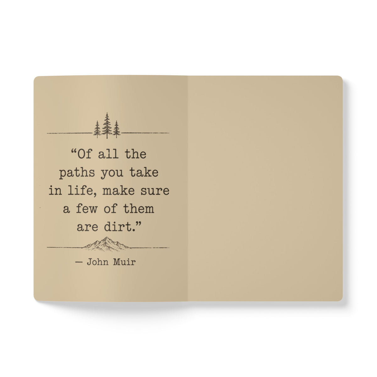Trail Journal Softcover — Miles • Memories • Moments Camping Notebook