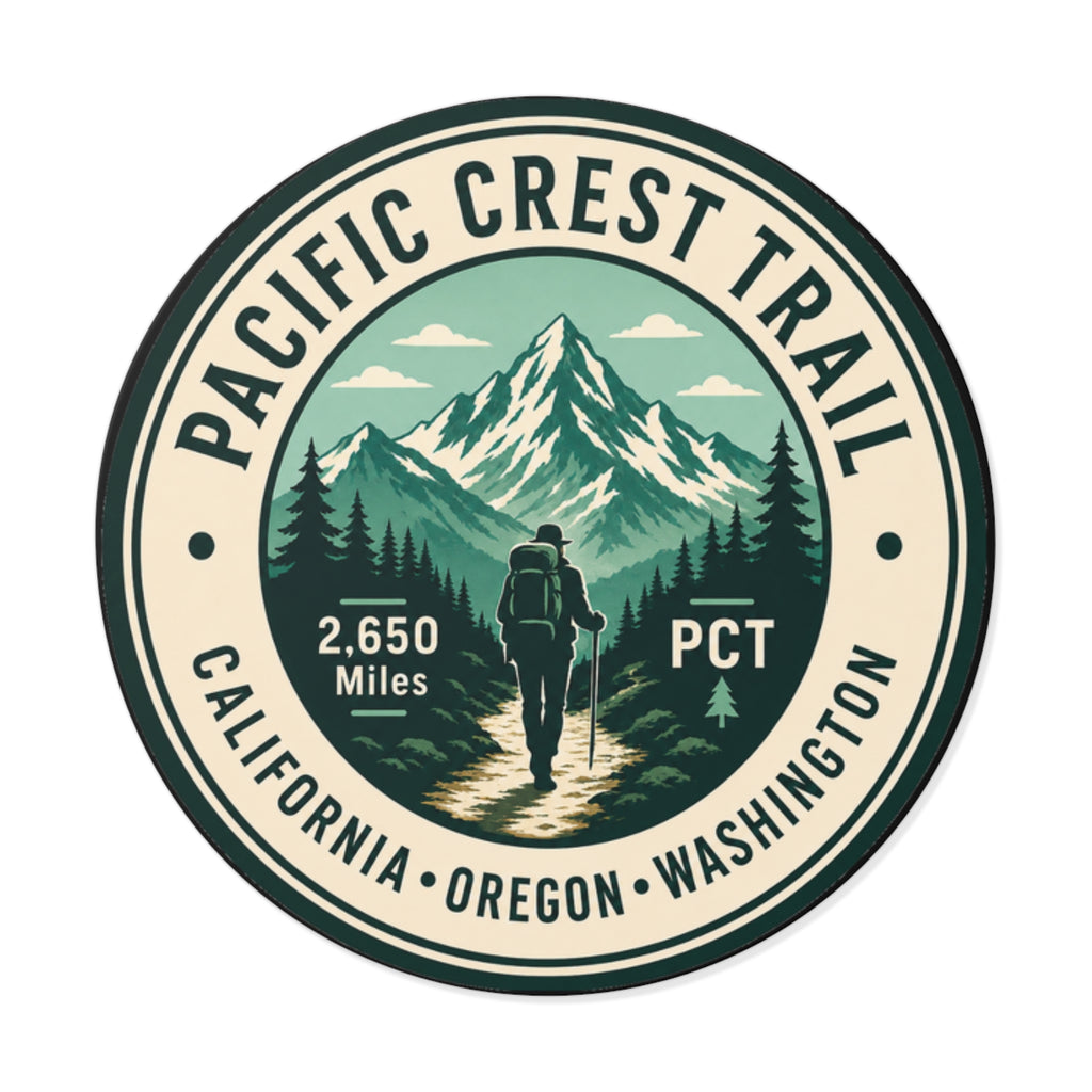 Pacific Crest Trail Vinyl Sticker — PCT Hiker Emblem (2,650 Miles)
