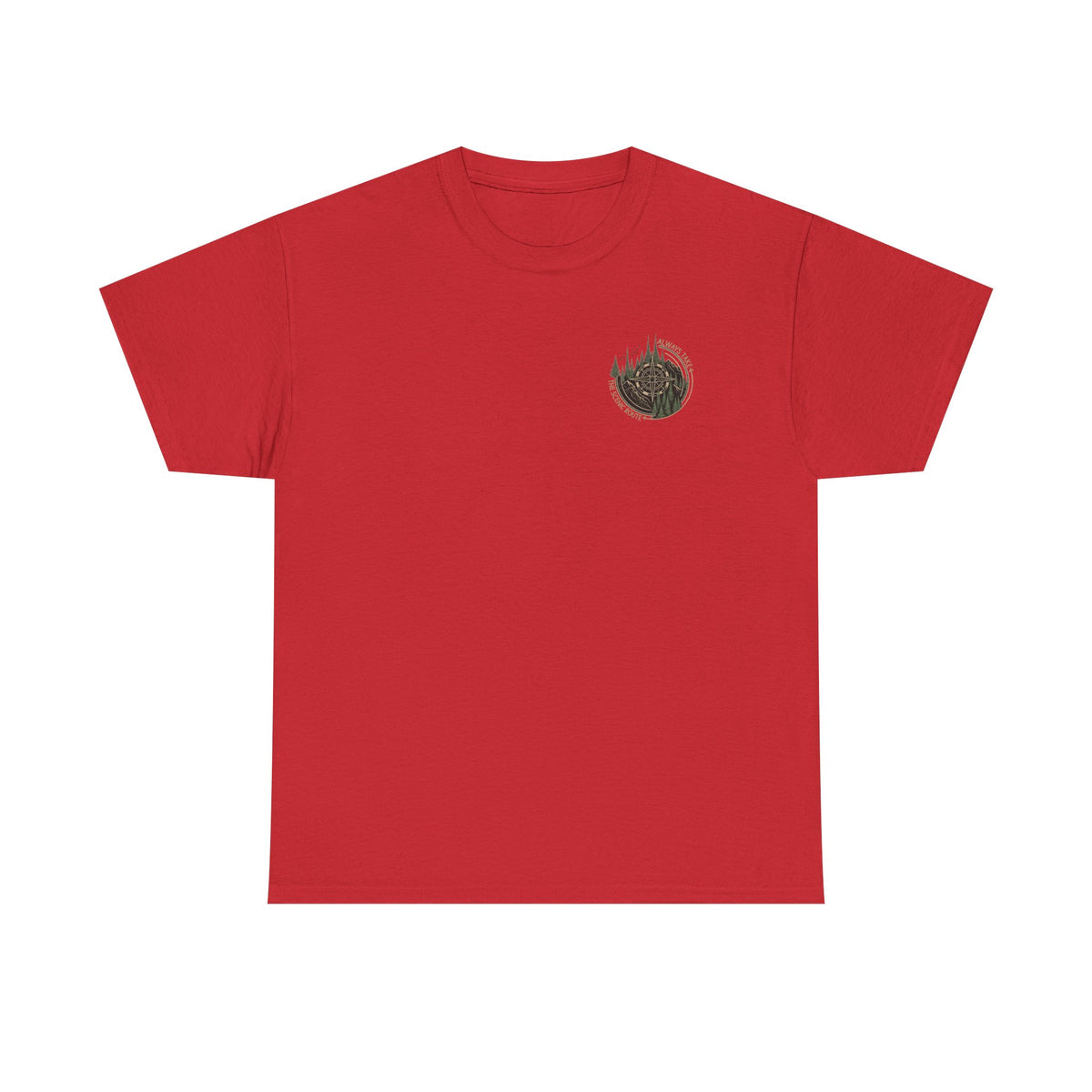 Nature Escape T‑Shirt — Serene River Mountain Landscape Tee