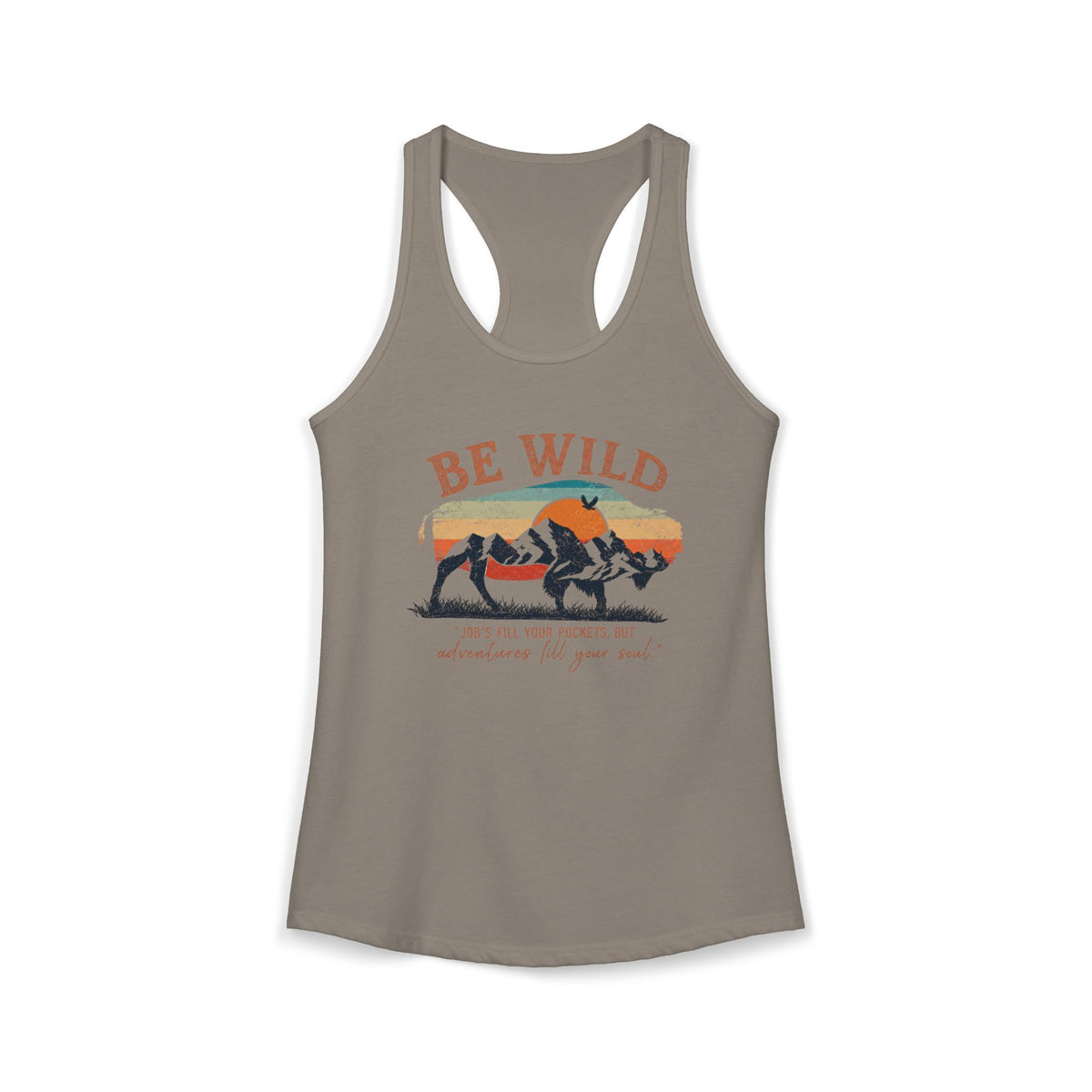 Be Wild Women's Ideal Racerback Tank