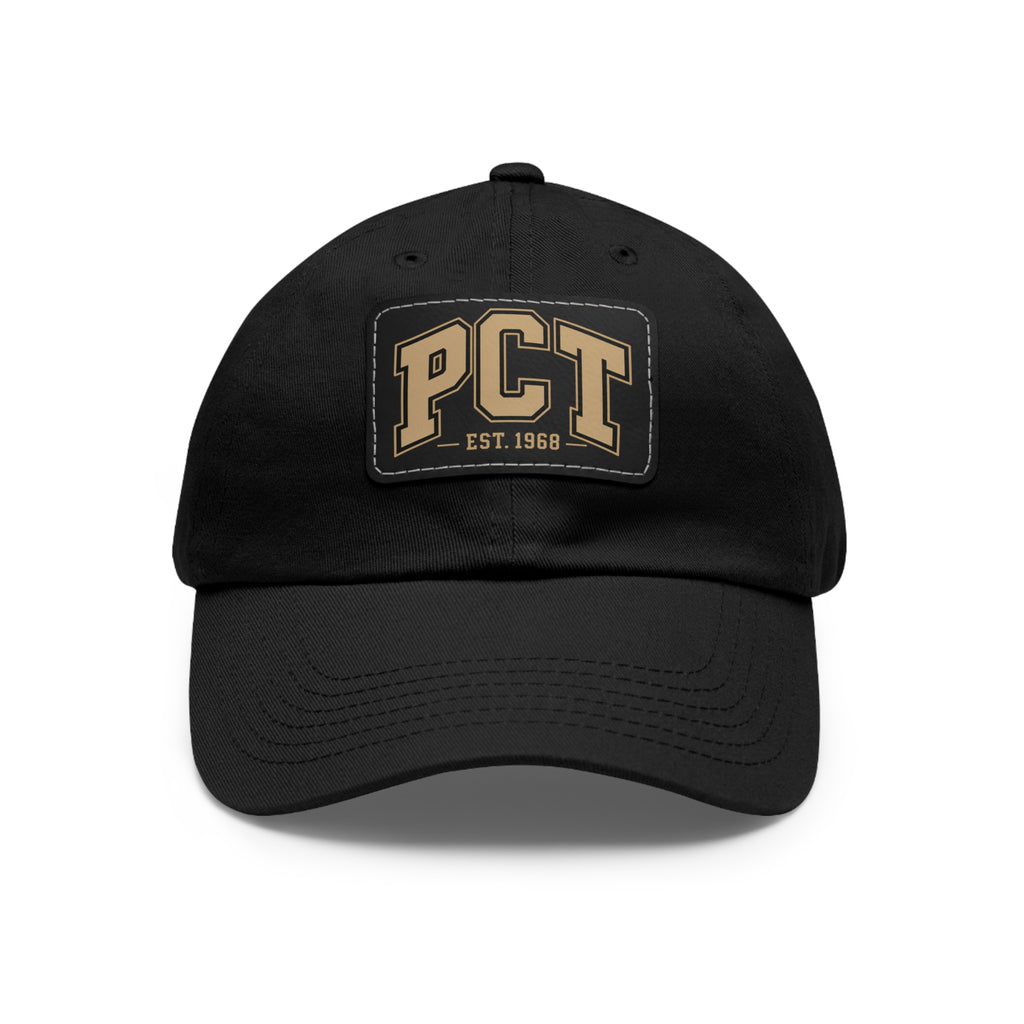Leather Patch Dad Hat — PCT Vintage Baseball Cap