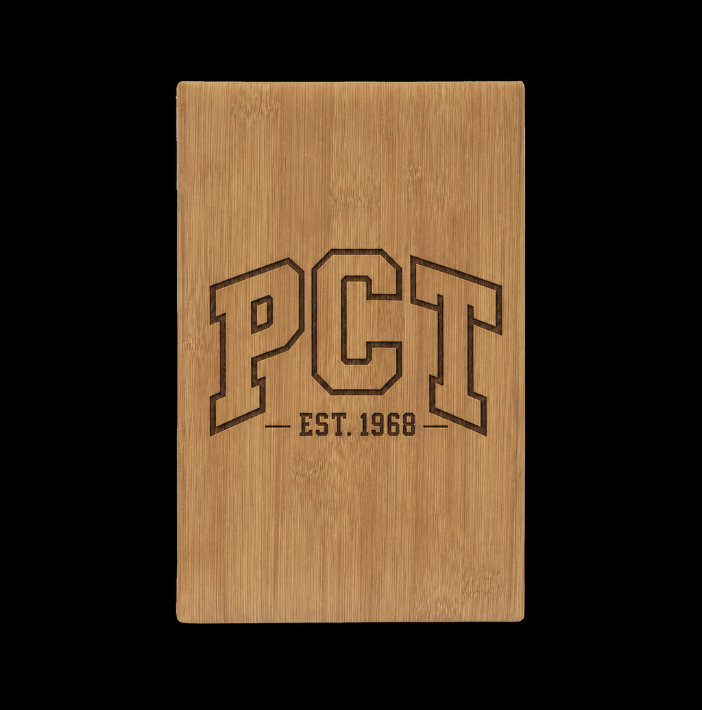 Pacific Crest Trail Est. 1968 Engraved Vegan Leather Journal