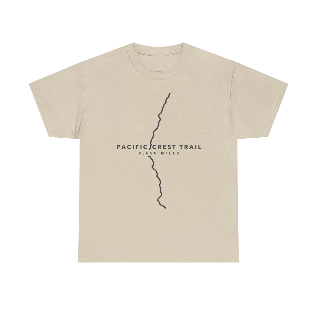 Pacific Crest Trail map T-Shirt | PCT 2,650 Miles Trail Tee