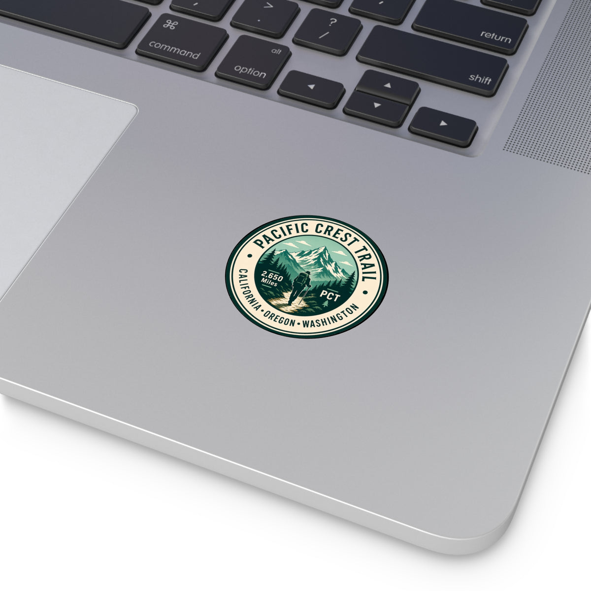 Pacific Crest Trail Vinyl Sticker — PCT Hiker Emblem (2,650 Miles)