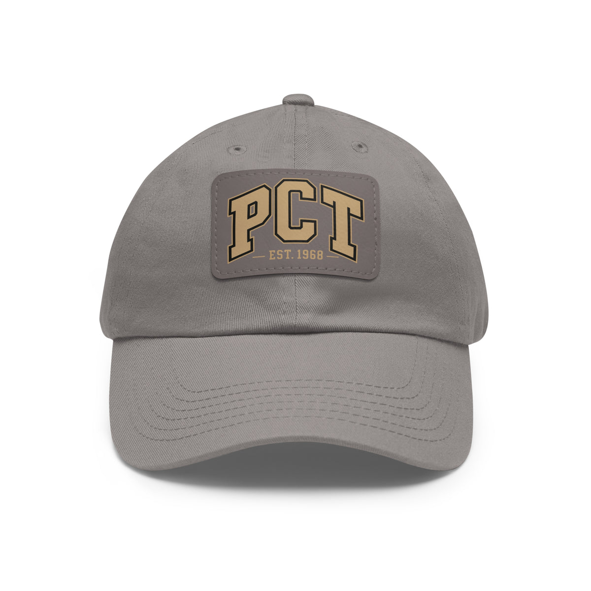 Leather Patch Dad Hat — PCT Vintage Baseball Cap