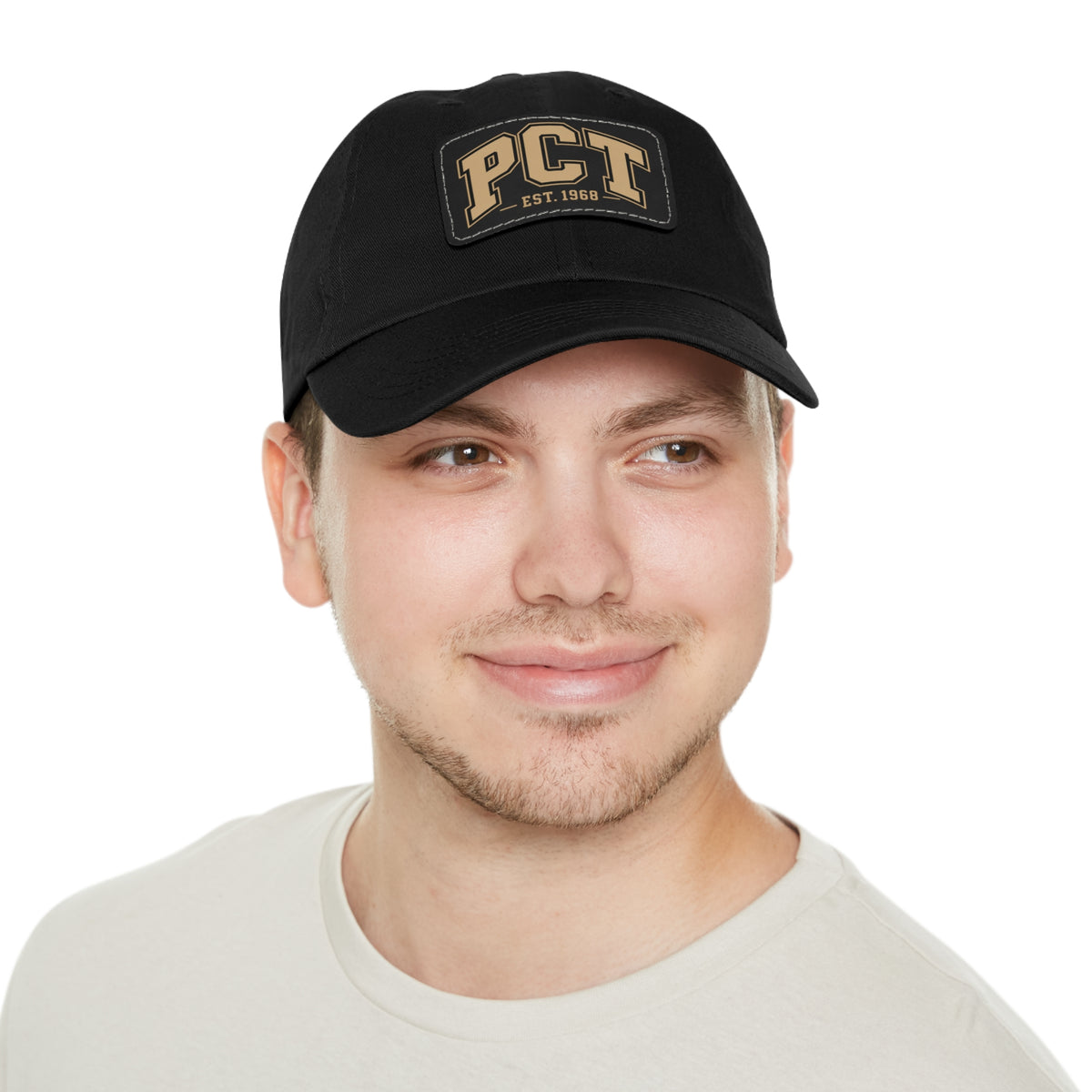 Leather Patch Dad Hat — PCT Vintage Baseball Cap