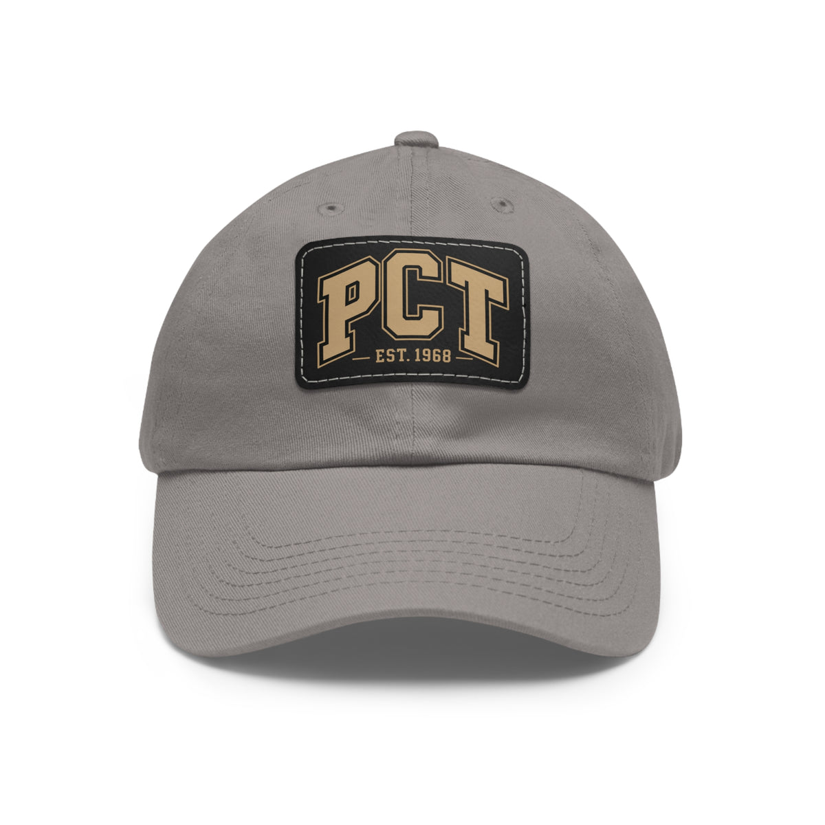 Leather Patch Dad Hat — PCT Vintage Baseball Cap