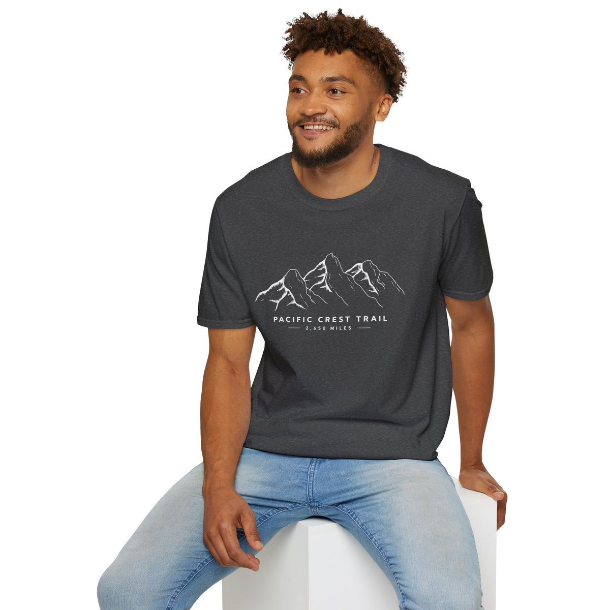 Pacific Crest Trail Mountain Tee — 'Pacific Crest Trail 2,650 Miles' Hiking T-Shirt