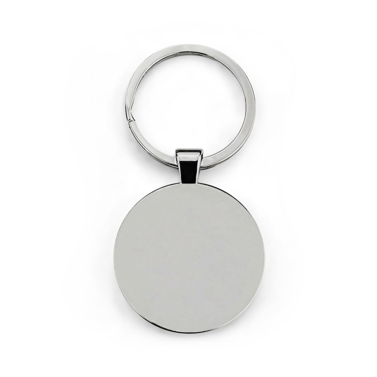 Pacific Crest Trail Round Stainless Steel Keychain — Hiking Souvenir Keyring (California · Oregon · Washington)