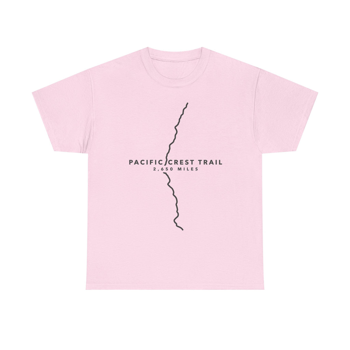 Pacific Crest Trail map T-Shirt | PCT 2,650 Miles Trail Tee