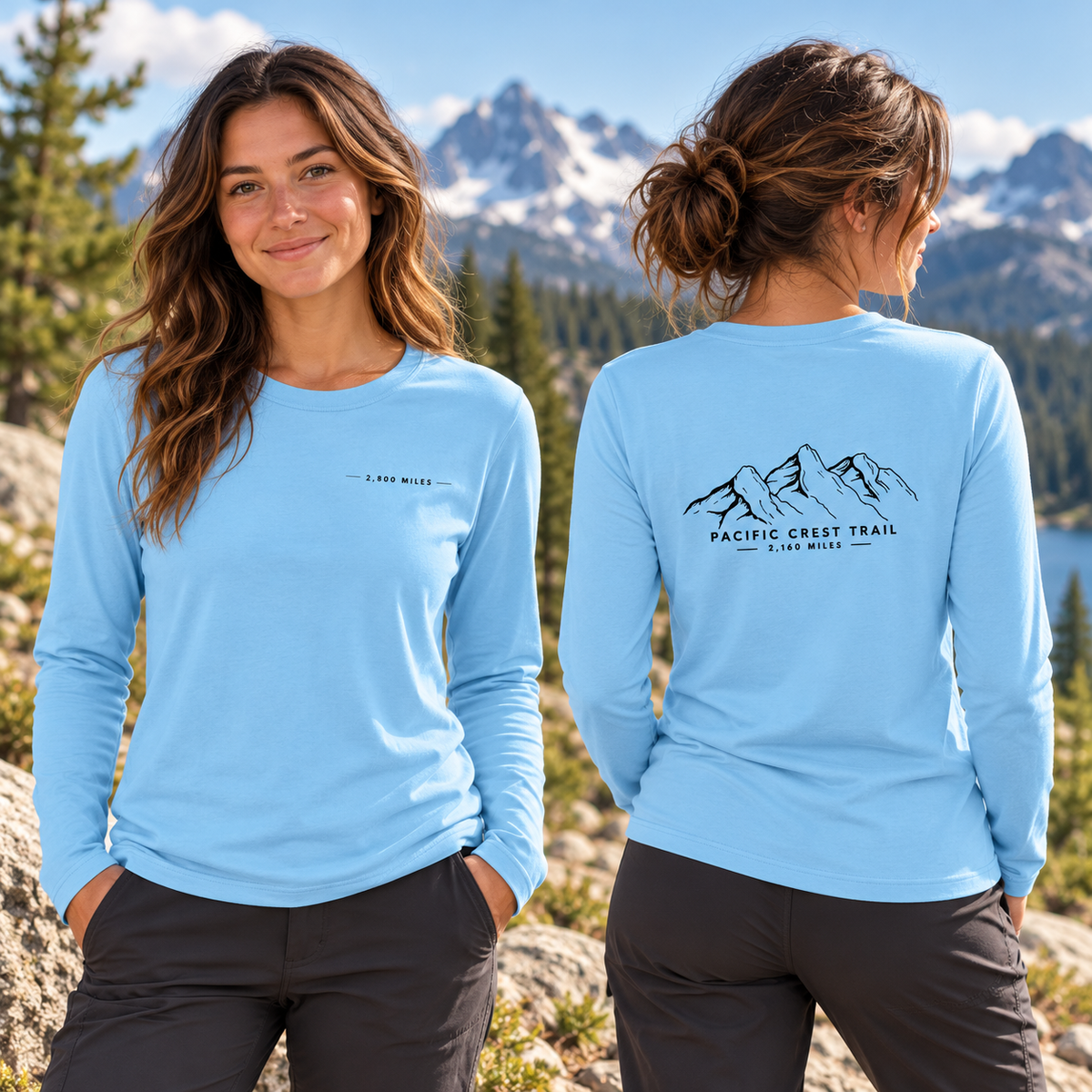 Pacific Crest Trail Women's UPF 50 Long Sleeve Sun Shirt