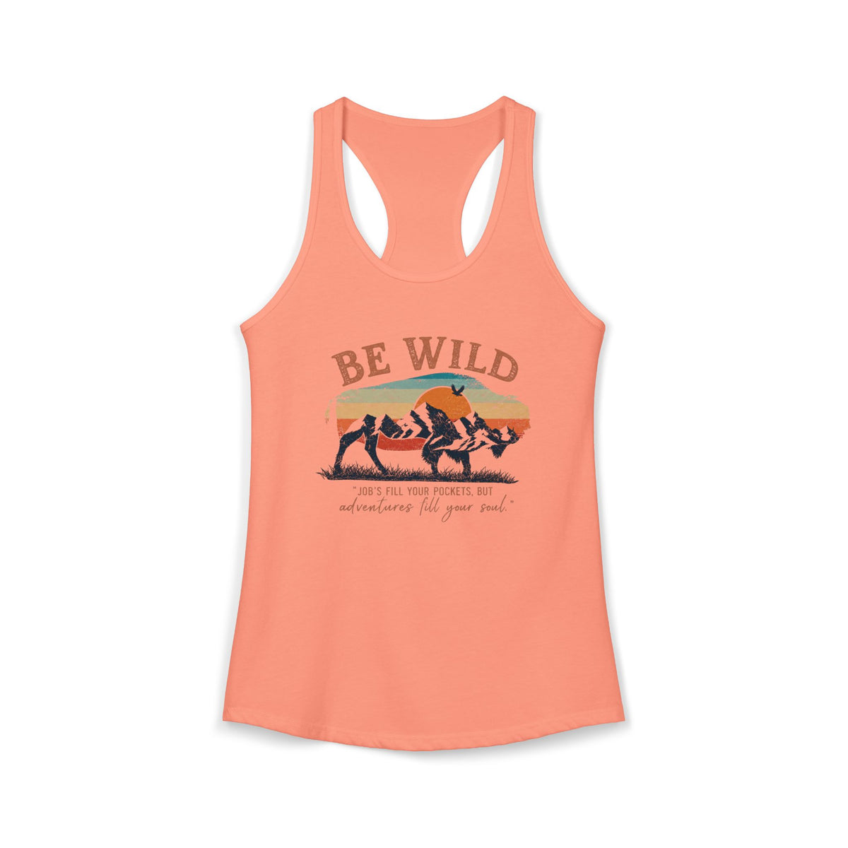 Be Wild Women's Ideal Racerback Tank