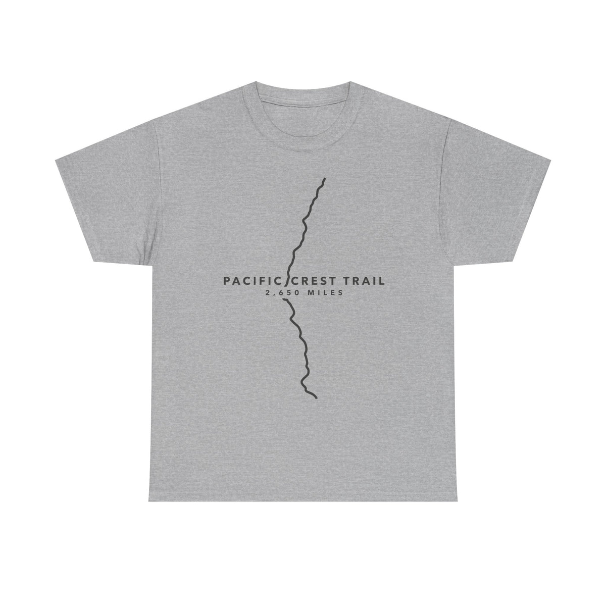 Pacific Crest Trail map T-Shirt | PCT 2,650 Miles Trail Tee