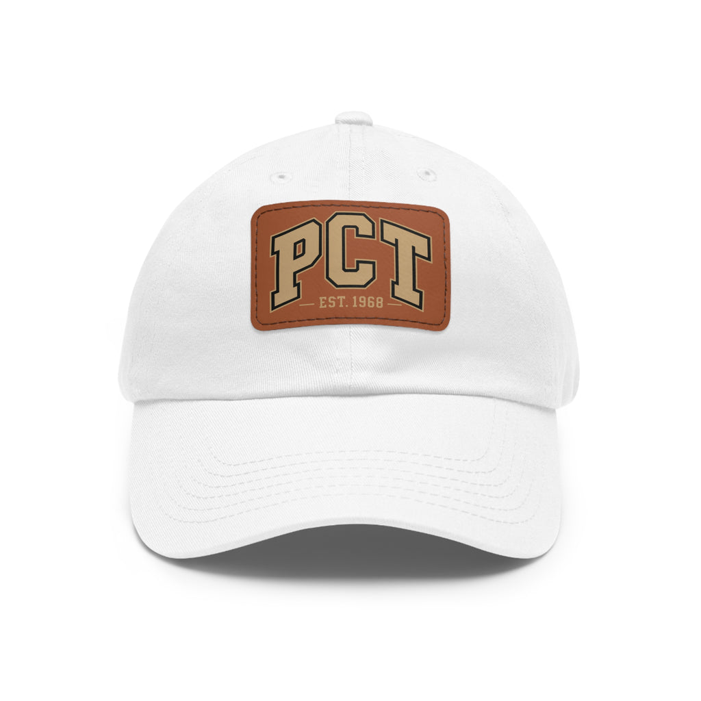 Leather Patch Dad Hat — PCT Vintage Baseball Cap