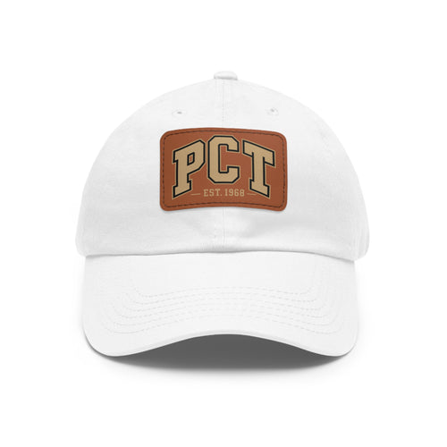 Leather Patch Dad Hat — PCT Vintage Baseball Cap