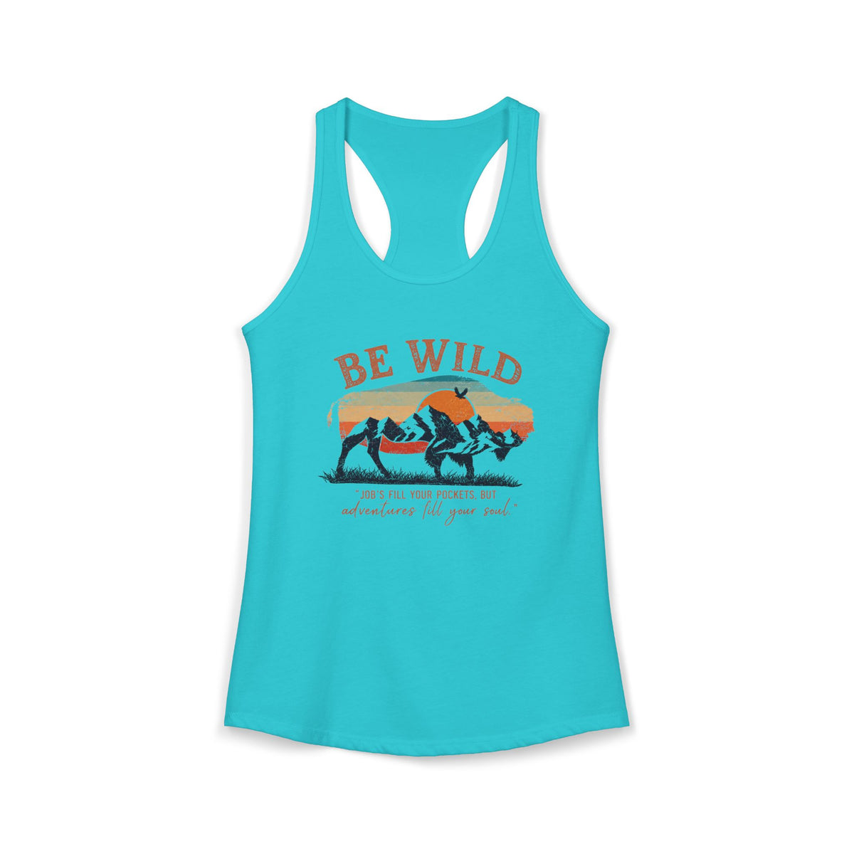 Be Wild Women's Ideal Racerback Tank