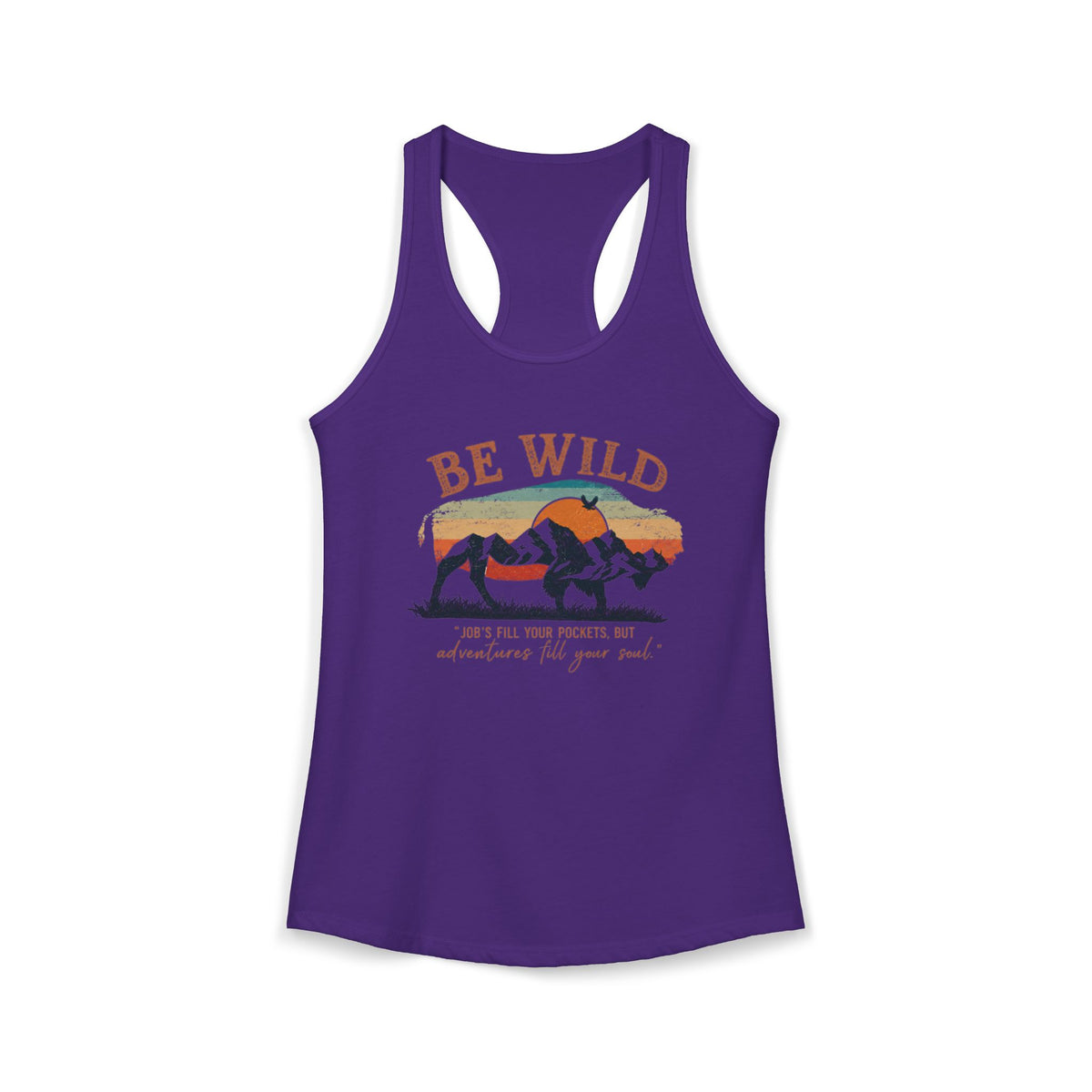 Be Wild Women's Ideal Racerback Tank