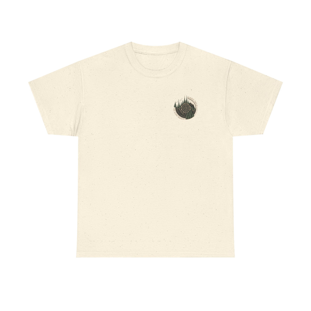 Nature Escape T‑Shirt — Serene River Mountain Landscape Tee