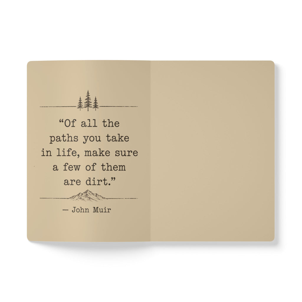 Trail Journal Softcover — Miles • Memories • Moments Camping Notebook