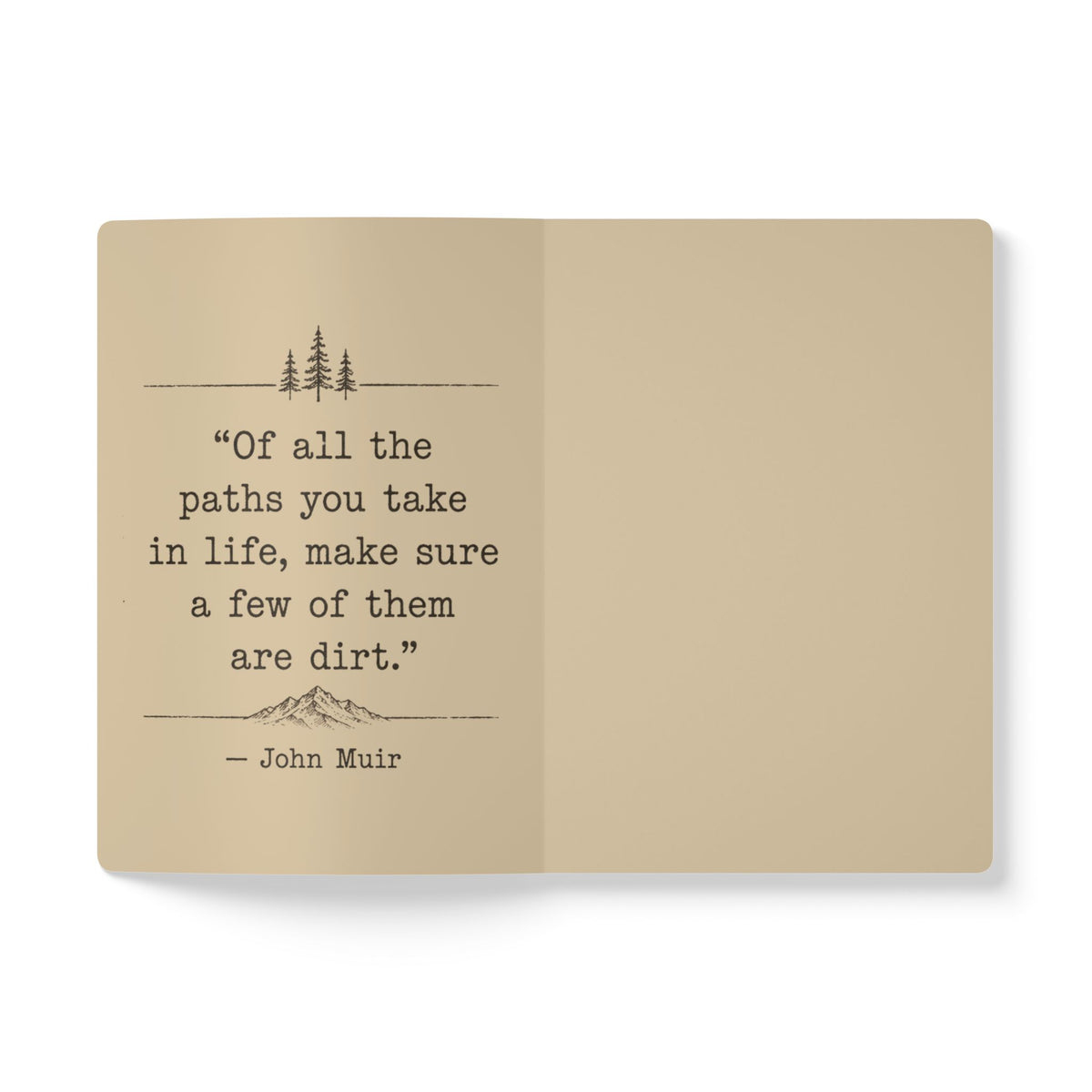 Trail Journal Softcover — Miles • Memories • Moments Camping Notebook