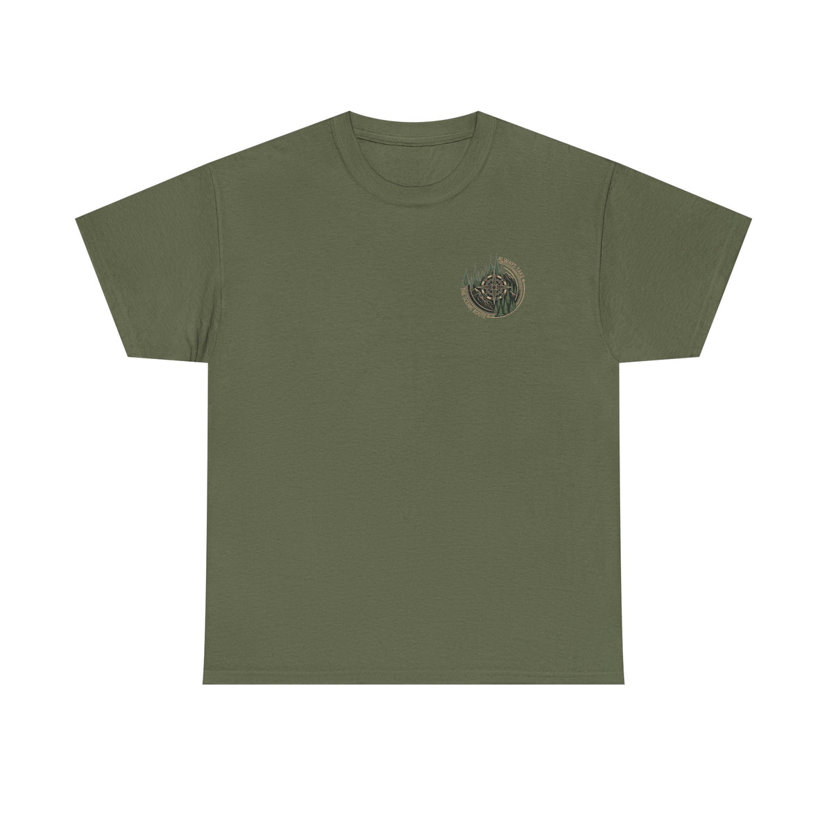 Nature Escape T‑Shirt — Serene River Mountain Landscape Tee