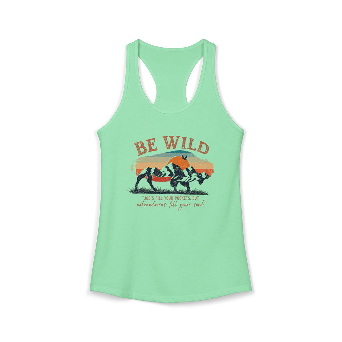 Be Wild Women's Ideal Racerback Tank