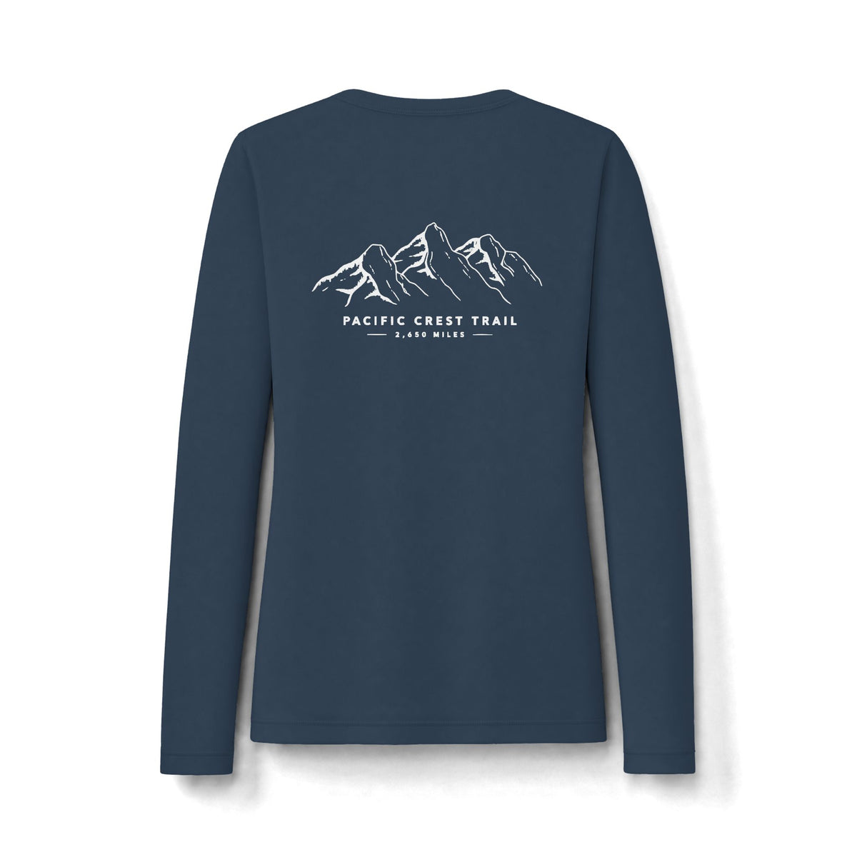 Pacific Crest Trail UPF 50 Women's Long Sleeve — Mountain Graphic UV Sun Shirt